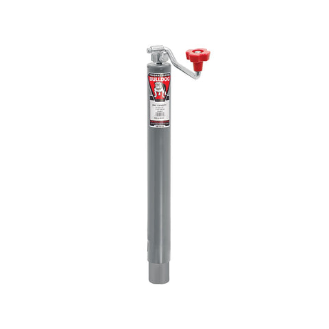 BullDog Manual Round Topwind Trailer Tongue Jack (MPN: 1701480317)
