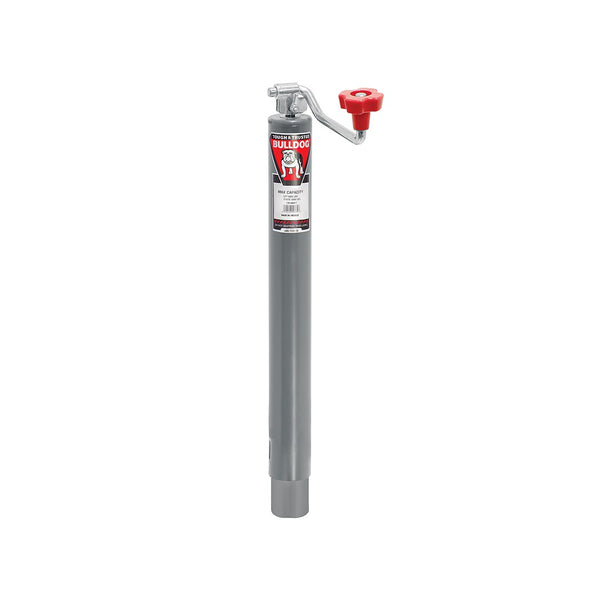 BullDog Manual Round Topwind Trailer Tongue Jack (MPN: 1701480317)