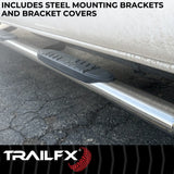 TrailFX 5 Inch Oval Straight Nerf Bar (MPN: A7036S)