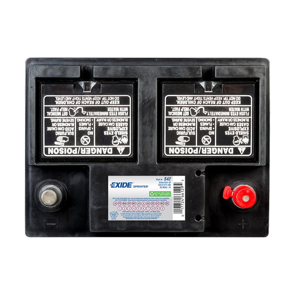 Exide Sprinter Classic Battery (MPN: S42)