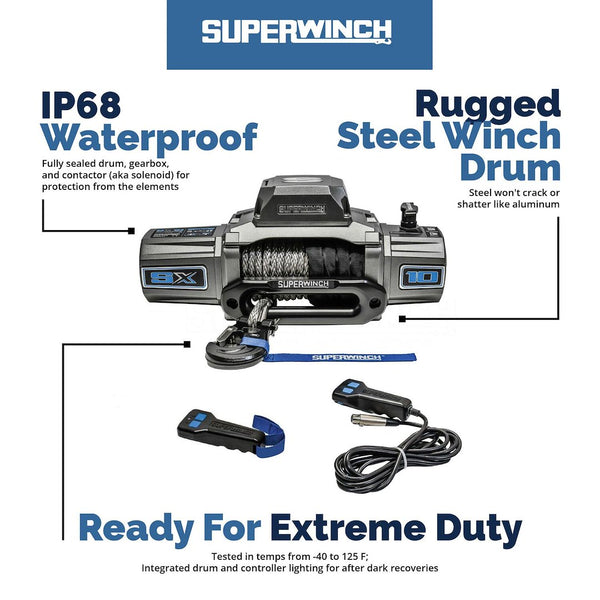 Superwinch SX Series Vehicle Recovery Winch (MPN: 1712201)