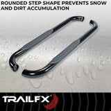 TrailFX Nerf Bar Round Tube Side Steps (MPN: A0046B)