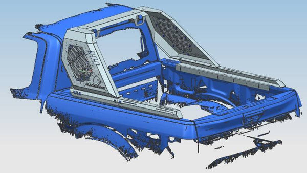Black Horse Off Road Vigor Truck Bed Bar (MPN: VIRB02B)