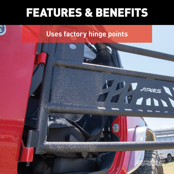 Aries Jeep Tube Doors (MPN: AR15009)