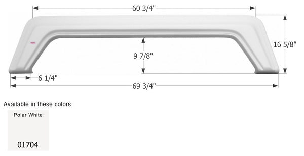 Icon Fender Skirt for Tandem Axle RVs (MPN: 01704)