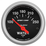 AutoMeter Sport-Comp Water Temperature Gauge (MPN: 3337)