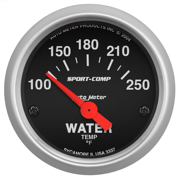 AutoMeter Sport-Comp Water Temperature Gauge (MPN: 3337)