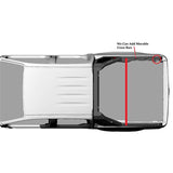 Black Horse Off Road Bed Cargo Rack Cross Bar (MPN: VRCB64-G)