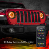 XK Glow 7 Inch LED Headlight Assembly (MPN: XK-7IN-JP-KIT-DM)