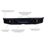 Black Horse Offroad Bumper With Lights (MPN: ARB-RA25-10-KIT)