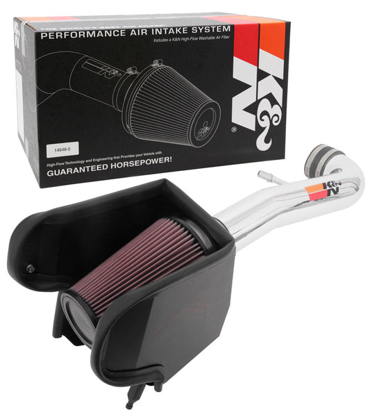 K&N High Flow Performance Air Intake System (MPN: 77-1576KP)