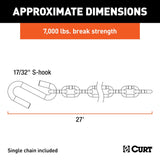 CURT Trailer Safety Chain (MPN: 80300)