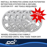 Coast To Coast 14 Inch Wheel Cover Set (MPN: IWC53314S)