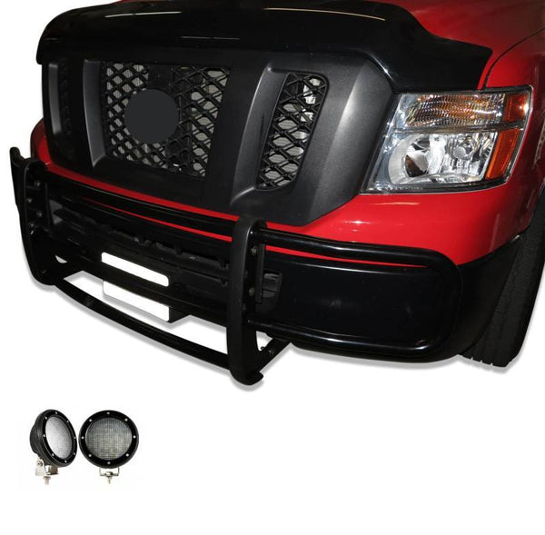 Black Horse Grille Guard Modular Kit (MPN: 17NINVMA-PLFB)