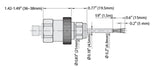 Maretron Pressure Transducer (MPN: PT-0-100PSI-01)