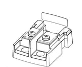 Blue Sea Fuse Block 32 Volts DC 80 Amps (MPN: 5006100-BSS)