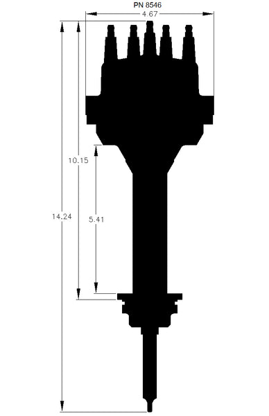MSD Ignition Pro-Billet Distributor (MPN: 8546)