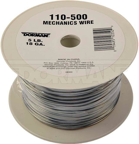 Dorman Mechanics Wire 18 Gauge 830 Foot Length (MPN: 110-500)