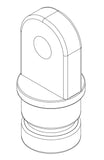 Whitecap Boat Bimini Top Cap Fitting (MPN: 3417WP)