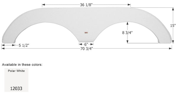 Icon Fender Skirt for Forest River Cherokee (MPN: 12033)