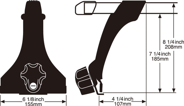 INNO Roof Rack Cross Bar Mounting Kit (MPN: INSDK)
