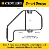 Stromberg Carlson Entry Step Hand Rail (MPN: AM-533)