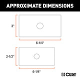 Trailer Hitch Receiver Tube Adapter (MPN: 45408)