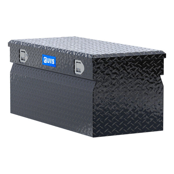 UWS 42-Inch Gloss Black Heavy-Wall Aluminum Wedge Truck Storage Box (MPN: EC20232)