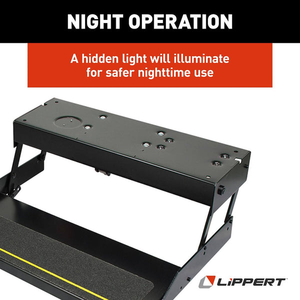 Lippert Components Electric Folding Step (MPN: 3691461)
