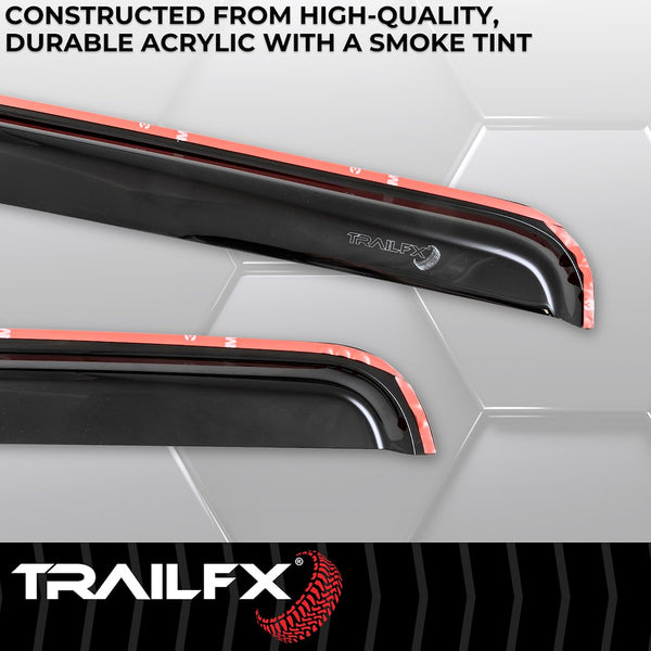 TrailFX TFX 4-PC Window Vents (MPN: 4953IC)