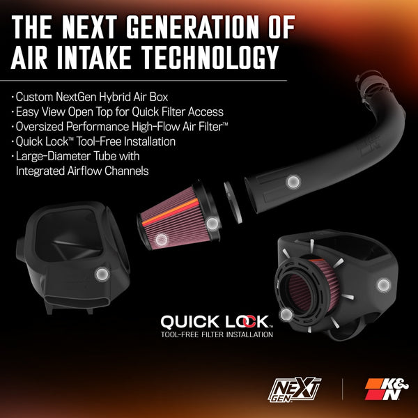 K&N Cold Air Intake System (MPN: 50-2593)