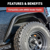 Aries Jeep Inner Fender Liners (MPN: 2500350)