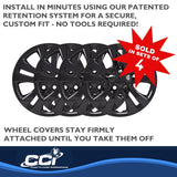 Coast To Coast 16 Inch Wheel Cover Set (MPN: 54816BLK)