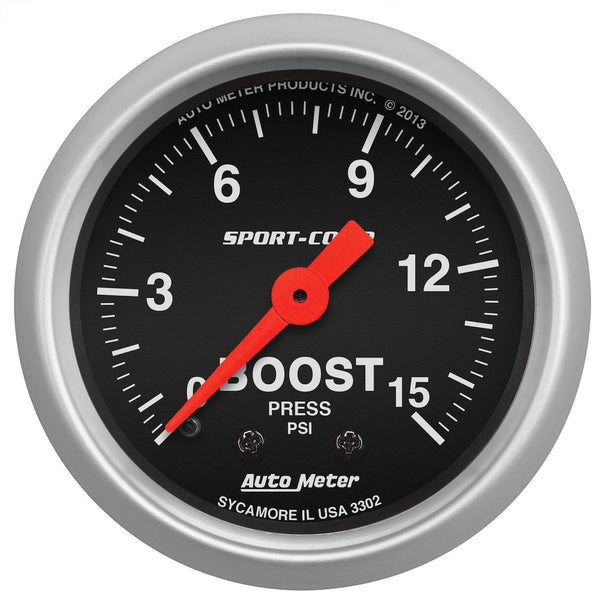 AutoMeter Gauge Boost Sport-Comp (MPN: 3302)
