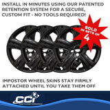Coast To Coast Impostor Wheel Skin (MPN: IWCIMP383BLK)