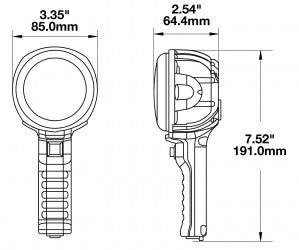 J.W. Speaker 4416 Series Handheld Work Light (MPN: 0554251)