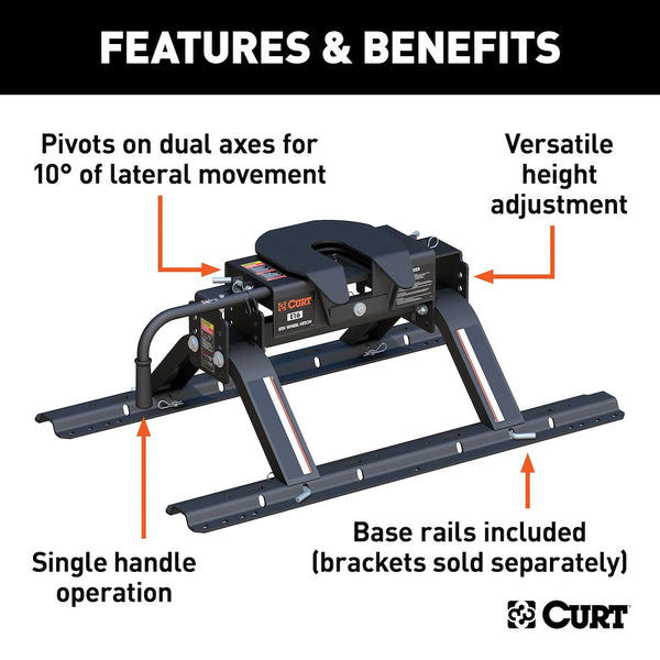 CURT E16 Fifth Wheel Trailer Hitch (MPN: 16116)