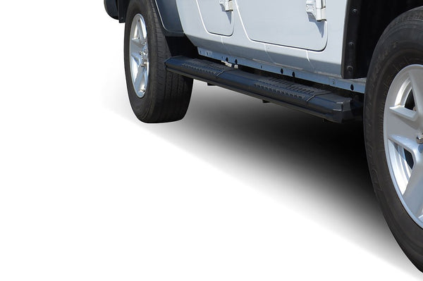 Black Horse Off Road Cutlass Running Boards (MPN: RN-DGRAM-19-76-BK)