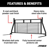 Aries Classic Louvered Headache Rack (MPN: 111001)