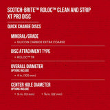 3M Scotch-Brite Roloc Clean and Strip XT Pro Disc (MPN: 89496)