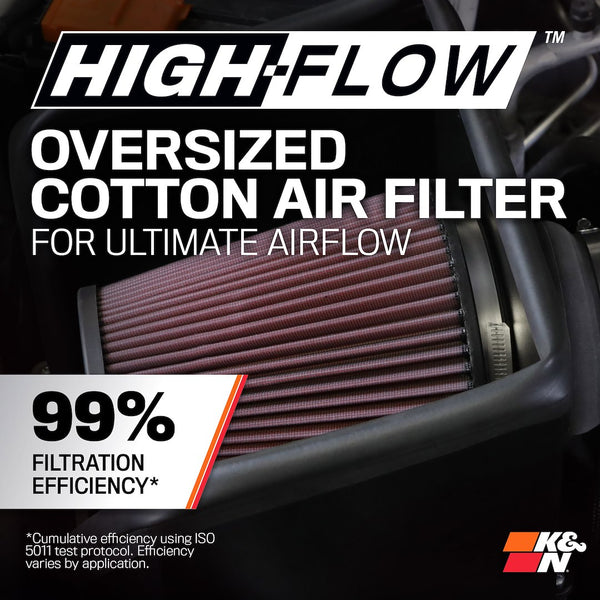 K&N Cold Air Intake System (MPN: 77-9043KP)