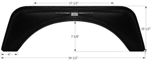 Icon Single Axle Fender Skirt (MPN: 12324)