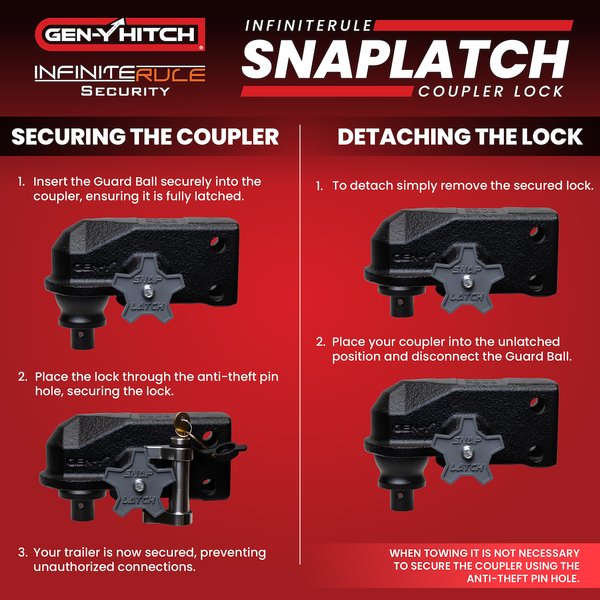 Gen-Y Hitch Gooseneck Trailer Coupler Lock (MPN: GH-103914)