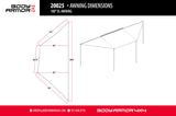 Body Armor 4x4 Awning (MPN: 20025)