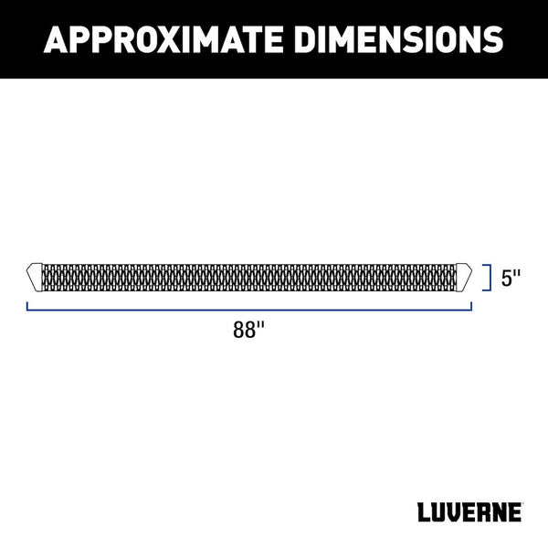 Luverne SlimGrip 88 Inch Black Aluminum Running Boards (MPN: 416088-4055120)