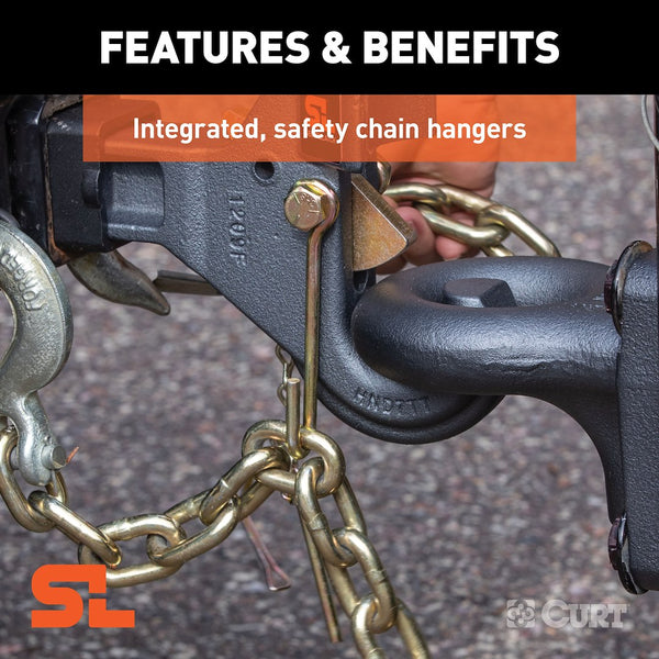 Curt Pintle Hook for Heavy-Duty Towing (MPN: 48405)