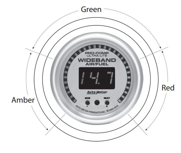 AutoMeter Air Fuel Ratio Gauge (MPN: 6178)
