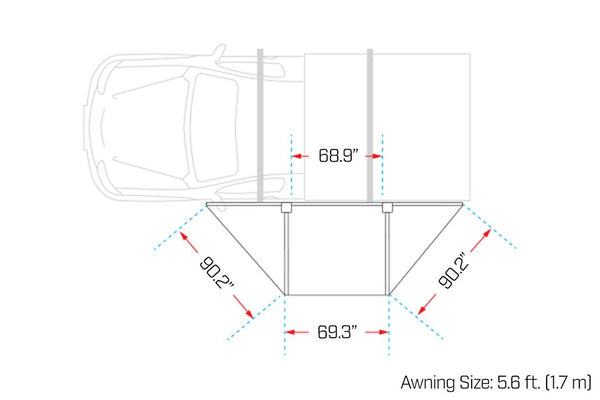 Ironman 4x4 Awning (MPN: IAWN180012)