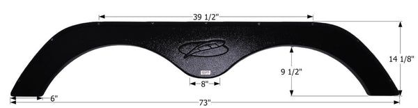 Icon Fender Skirt for Tandem Axle RVs (MPN: 12411)