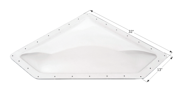 Icon Skylight 4 Inch High Bubble Dome (MPN: 01868)
